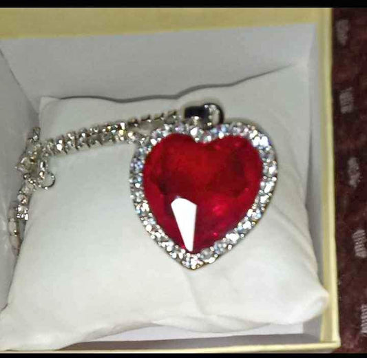 collar  corazon eterno